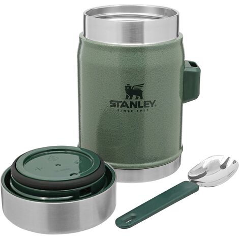 Stanley Classic Legendary Food Jar 0.4L con Cucchiaio-Forchetta - Contenitore  Termico per Alimenti Caldi - Thermos