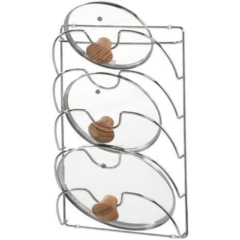 iDesign Classico Organizzatore Mobile Cucina, Metallo, Argento, 27.4x9