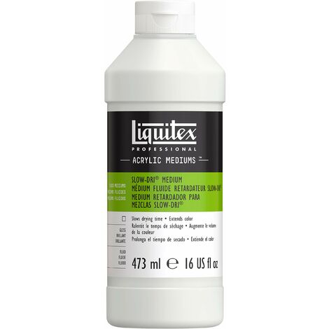 Liquitex, Medium ritardante Slow-Dri per mescolanze, liquido, 473 ml