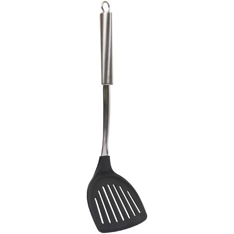 Lagostina - Cucinieri, Paletta Grande con Gancio e Manico Ergonomico, Acciaio Inossidabile e Nylon, 34 cm (1/4)