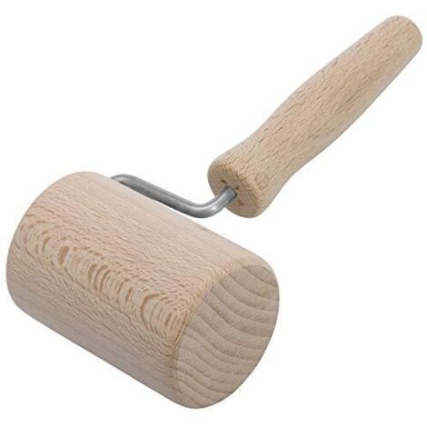 Westmark Mattarello a rullo per pasta, Cilindrico, Per teglie squadrate, Legno di faggio, ø 5,4 cm, Legno, Woody, Marrone chiaro, 30042270 (1/4)