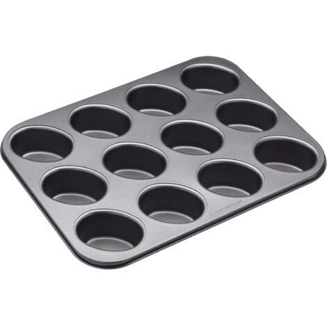 MASTERCLASS Stampo/Teglia per 12 Muffin, Antiaderente, 35,5 cm x 26,5 cm (1/4)