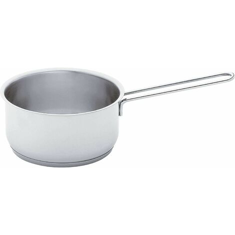 Fissler Tegame in acciaio inox 0.5 L, 12 cm, senza coperchio, senza rivestimento, per fornelli a induzione, colore: argento (1/4)