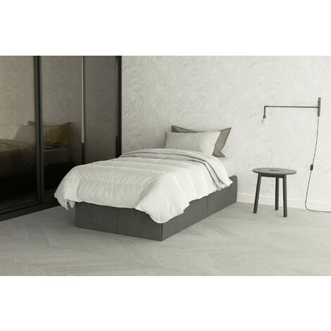 ITALIAN BED LINEN Piumino 4 Stagioni Bianco singolo 150 x 200 cm