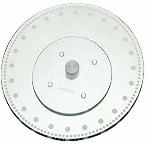 KitchenCraft Sweetly Does It Alzata Girevole per Torte in Vetro, Confezione Regalo, 30 cm (1/5)