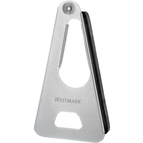 Westmark Apribottiglie multiuso in Confezione Vintage, Acciaio/Gomma, 17 x 9,8 x 1,5 cm, Twist, Argento, 1050RT60 (1/4)