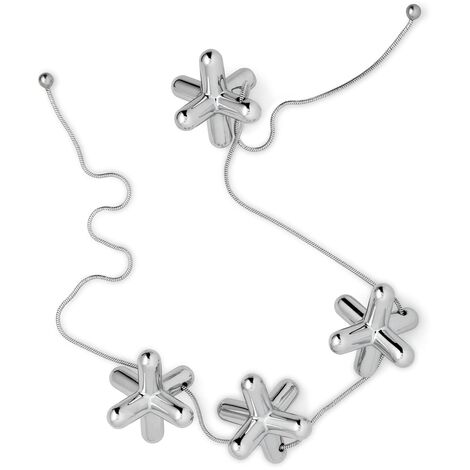 Alessi - GCH01 - tripod Sottopentola a elementi mobili in zama cromata. (1/4)