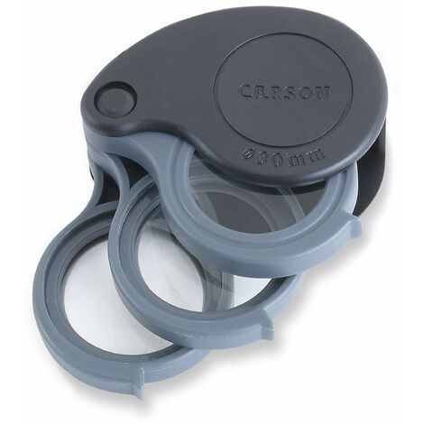 Lente D'ingrandimento 15x Opticron - Con Illuminazione LED, Diametro Lente 21 Mm | Per Lettura Piccoli Caratteri, Esame Piante, Insetti, Collezionismo | Colore Nero