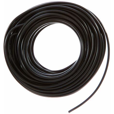 Electraline 10924 Piattina Indivisibile H03VVH2-F, Sezione 2x0.75 mm, 20 mt, Nero (1/4)