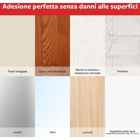 Ganci Porta Scopa Senza Fori - Ideali Per Appendere Scope E Spazzole Senza Rovinare Il Muro - Foto 6