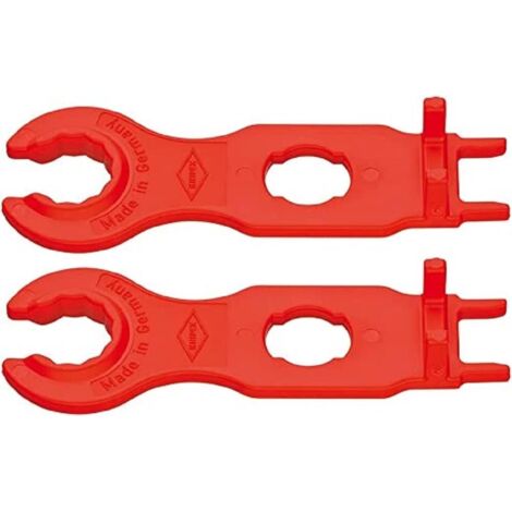 KNIPEX 97 49 66 2 Assortimento utensili di montaggio per connettori per cavi solari MC4® (Multi-Contact) 115 mm