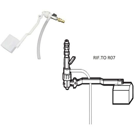 AcquaStiLLa Rubinetto A Galleggiante Universale - M3/8", Ottone Ricotto, Con Astina Pieghevole E O-Ring - Foto 4