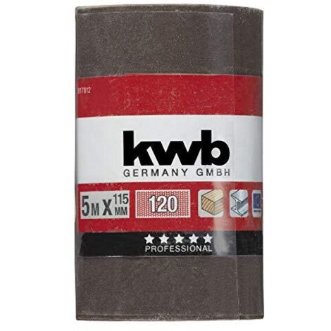 Rotolo Carta Vetrata Corindone KWB - Grana 40, 5m X 93mm, Per Legno E Metallo, Con Supporto Rinforzato - Foto 12