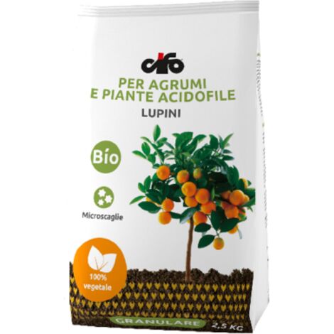 Cifo LUPINI MACINATI Concime biologico Agrumi Acidofile 2,5 KG