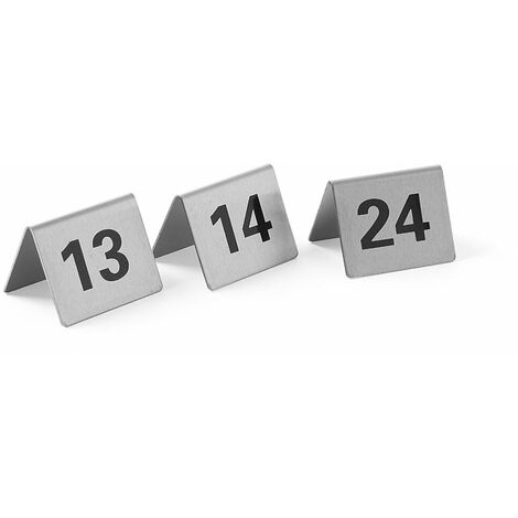 HENDI 663851 Targhette Numerazione Tavoli