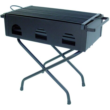 Barbecue IMEX EL ZORRO 71654, Griglia Inox 60x40 Cm, Nera – Perfetta Per Grigliate Estive - 5