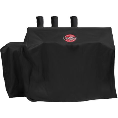 Premier Decoration Char-Griller 8080 - Coperchio per griglia a Doppio Carburante, Colore: Nero (1/5)