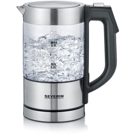 ETA Ela Digi Bollitore Elettrico In Acciaio Inox | 1,7L, 2200W, 5 Temperature (40-100°C), Illuminazione A Colori, Rosso