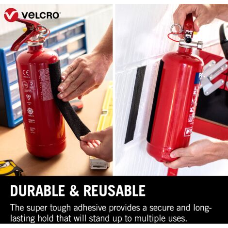 Nastro Adesivo VELCRO Brand 50mm X 5m - Nero, Riapribile E Resistente Fino A 7kg - Foto 7