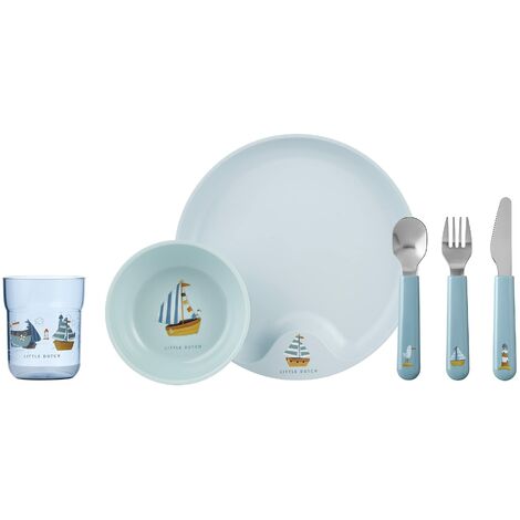 Gabby's - Set di stoviglie per bambini a forma di casa delle bambole, 3