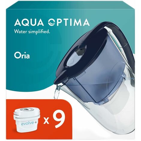 Aqua Optima Perfect Pour Caraffa Filtro Acqua E Cartucce Filtro Acqua 1 X 30 Giorni Evolve Capacita 36 Litri Per Riduzione Di Microplastiche Cloro Calcare E Impurita Blu 84292201