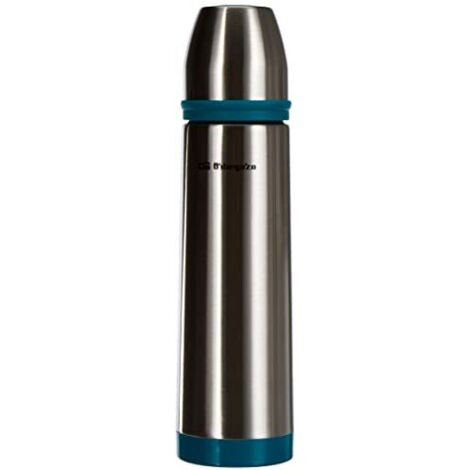 Orbegozo TRL 560, borraccia termica 500 ml, freddo fino a 24 ore e caldo fino a 12 ore, tappo con pulsante di dosaggio, 500 ml (1/4)