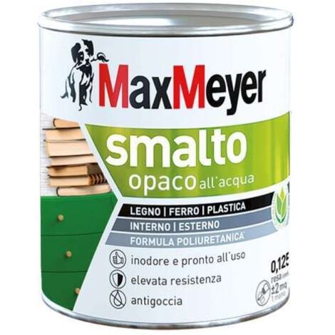 MaxMeyer Smalto Poliuretanico - Bianco Opaco - 0.125 l