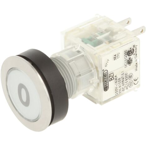 Interruttore A Pulsante Verde/Argento | Simbolo Start | 2 Pezzi | IP65 | Per Contatti 1 No - Foto 3