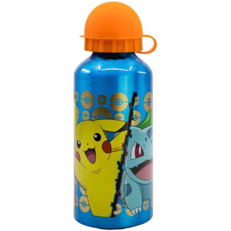 Bottiglia d'acqua Pokémon Pikachu Alluminio (400 ml) (1/3)