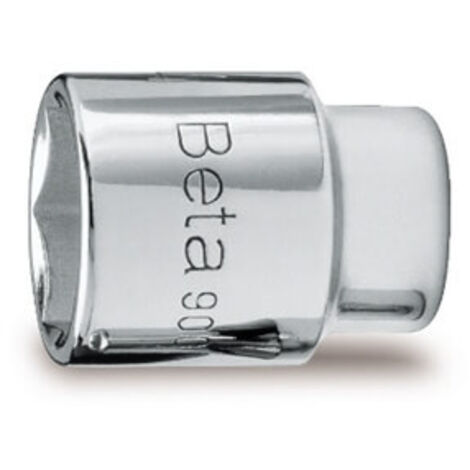 Beta 900K 10 - Chiavi a bussola con attacco quadro femmina 1/4" bocca esagonale, cromate
