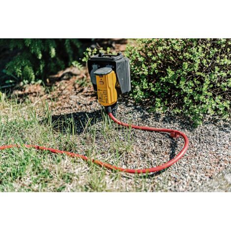 Brennenstuhl 1290651 - Presa differenziale 10 mA, 1P+N+T, 16 A, 230 V, IP55