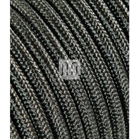 Creative Cables - Cavo Elettrico Rotondo Rivestito In Lino Naturale Neutro Rn01 Lunghezza Dei Cavi 20 Metri N Cavi Interni 2x0 75 84290902