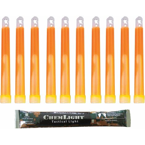 10 Bastoncini Luminosi Jumbo Da 14 Pollici, Colore Verde, Impermeabili, Per Kit Di Sopravvivenza - Foto 2