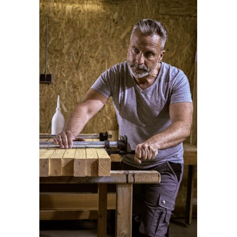 KWB Forza Vite Profi Con Maniglia 2 Componenti - 50x250mm, Per Serraggio Preciso E Robusto - Foto 4