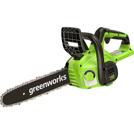Greenworks G40CS30II Motosega a Batteria, Lunghezza Barra 12-Pollice (30 cm), Velocità Catena 4,2m/s, 2,6kg, Auto-Lubrificante, SENZA Batteria 40V e Caricabatterie, Garanzia 3 Anni