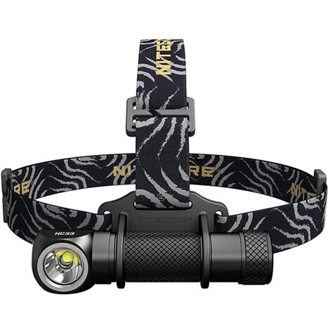 Nitecore Hc33, Lampada da testa Unisex, Nero, N/A