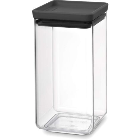 Brabantia Barattolo, Plastica, Dark Grey, 1.6 L (1/4)