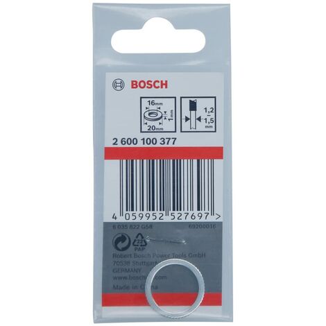 Anello riduttore per lame da sega circolare, 20 x 16 x 1 mm
