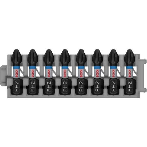 Set punte Bosch PH2 nero 25 millimetri