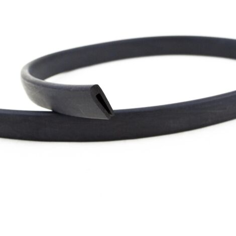Guarnizione Bordo Canale A U In Gomma 7 Mm X 3 Mm Bobina Da 5 - Foto 7