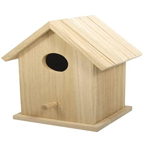 Rayher 62291000 casetta Box in legno FSC Mix Credit, 12,5 x 10 x 17 cm, 2 Parti