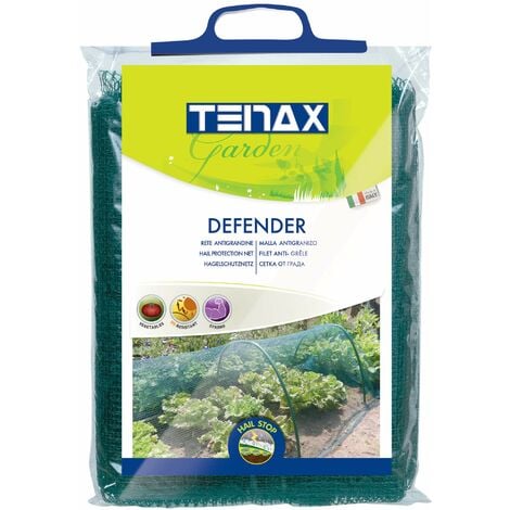 tenax Defender 2,00x10 m Verde, Rete Antigrandine Tessuta, Protezione  Colture e Frutti dalla Grandine