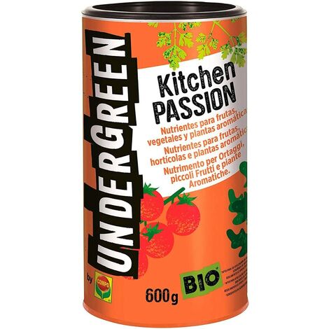 COMPO CONCIME GRANULARE PER ORTAGGI, PICCOLI FRUTTI E AROMATICHE KITCHEN PASSION 600G (1/5)