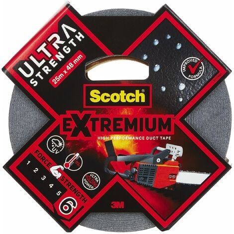 Scotch Extremium Ultra Nastro Adesivo, 25 m x 48 mm, Adesione Istantanea  ULTRA Resistente per Riparazioni Estreme