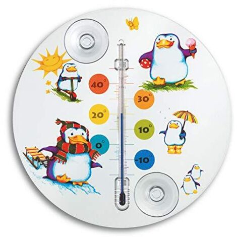 TFA Dostmann Pinguin 14.6016.02 Termometro da Finestra