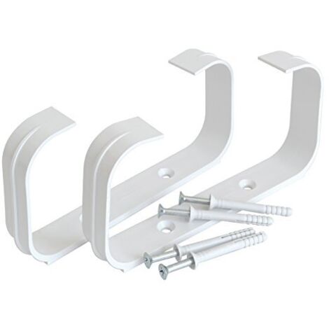 2 Pezzi Staffe per Tende Ganci per Bastone Tende Adjustable Curtain Rod Holders set Staffa Palo e 8 Accessori Adatto per Aste Tende per Porte Aste per Tende da Doccia o Persiane(Argento 2 Pezzi Staffe per Tende Ganci per Bastone Tende Adjustable Curtain Rod Holders set Staffa Palo e 8 Accessori Adatto per Aste Tende per Porte Aste per Tende da Doccia o Persiane(Argento