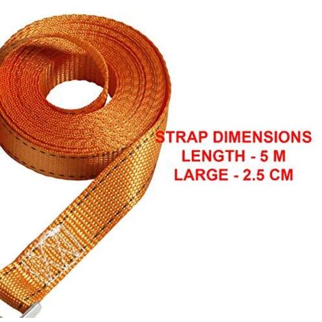 Cinghie Di Fissaggio Master Lock Con Moschettone - Set Di 2, 3m X 25mm, Per Bagaglio E Sport - Foto 6