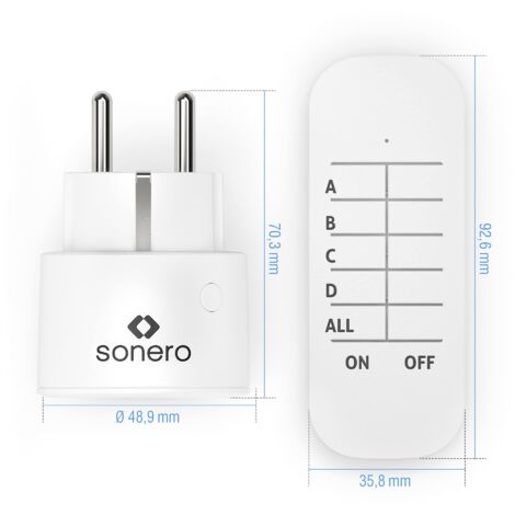 Presa Telecomando Wireless Status – 1 Via 13A, Wi-Fi E Infrarossi, Bianca