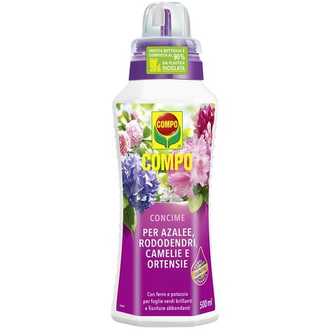 COMPO Concime per Rododendri, Azalee, Camelie e Ortensie, 500 ml (1/4)