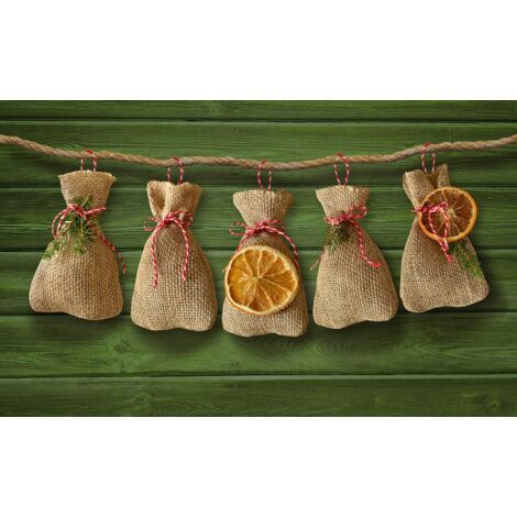 Lot De 3 Sacs Toile De Jute 40x61 Cm - 215 Gr/m², Port 15 Kg - Naturel, Réutilisable - Transport Légumes, Fruits